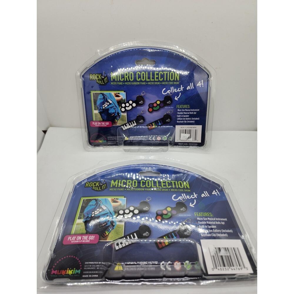 2 Mini Electronic Piano Toy Rock & Roll Micro Piano Musical New Unopen game fun - Picture 4 of 8